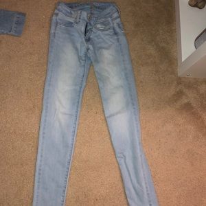 00 AE light wash jeans!